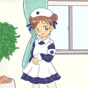 クラシックナースな女の子