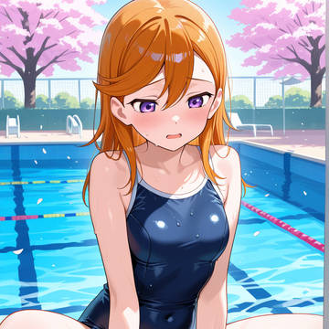 Liella!1期生でプールで水遊び💙