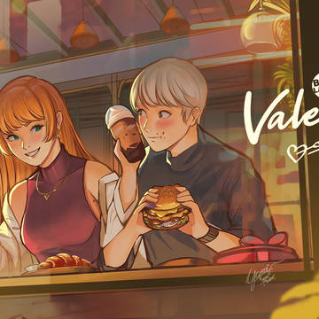 Valentine Romance Ilustration