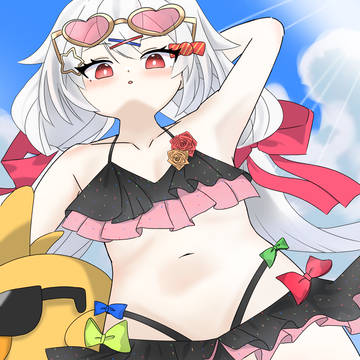 水着アポロちゃん!