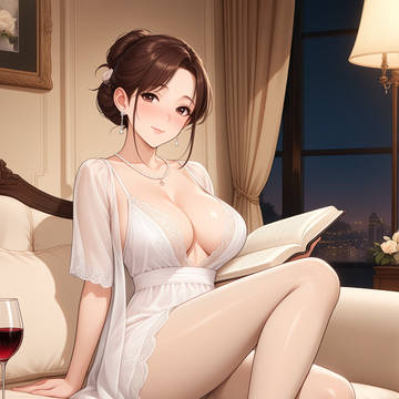 蕾絲睡裙媽媽