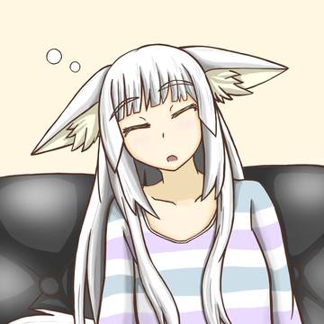 うたた寝の白狐（ユキミ）