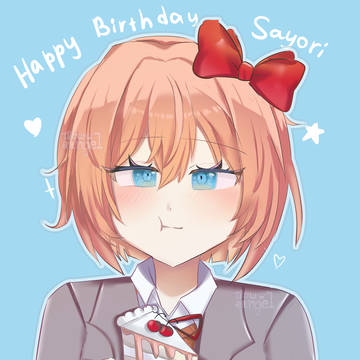 happy birthday sayori