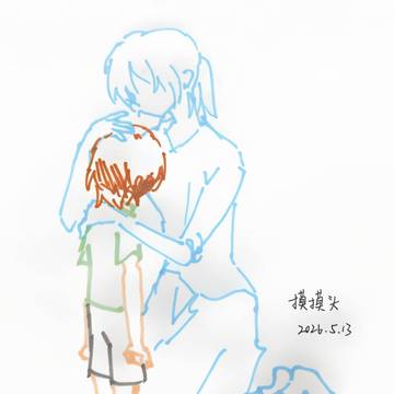 摸摸头