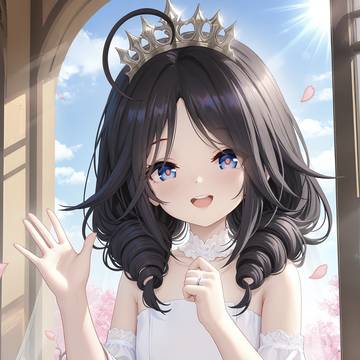 她真美
