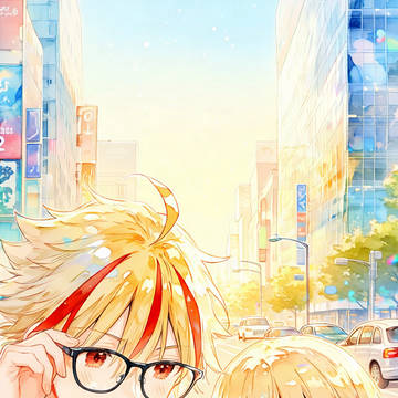 おそろいの眼鏡