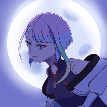 Netrunner And The Moon