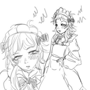メイドの日のラキオ♡