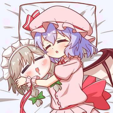 おやすみレミリアとゆっくり咲夜