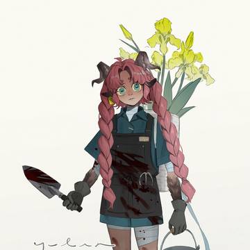 OC - gardener goat