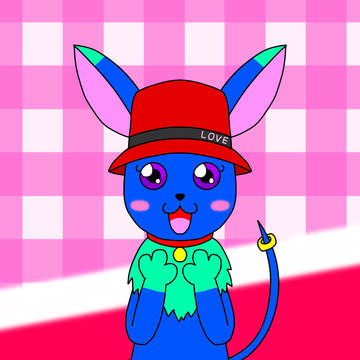 バケットハットを被ったソポちゃん!