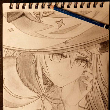 Mona in Pencil