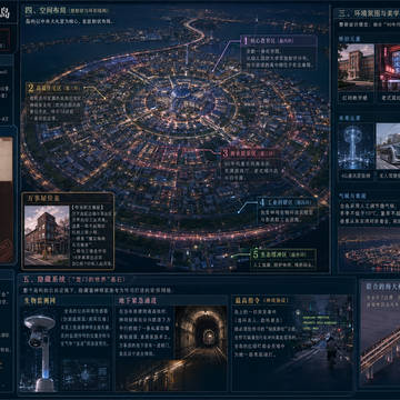 神琦怜司传 人工岛设定图