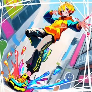 すっこしがんばる、らくがきんちょ2