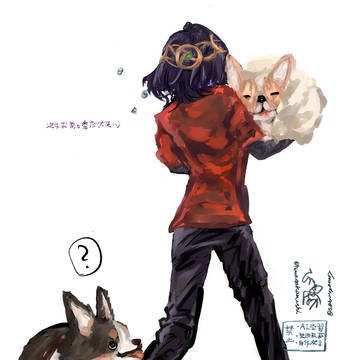 プランタジネット兄弟とコーギー