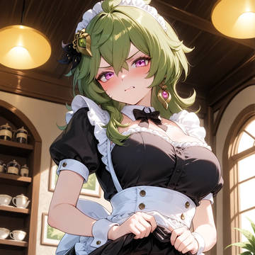 原神　コレイ（メイド服スカートたくし上げ）
