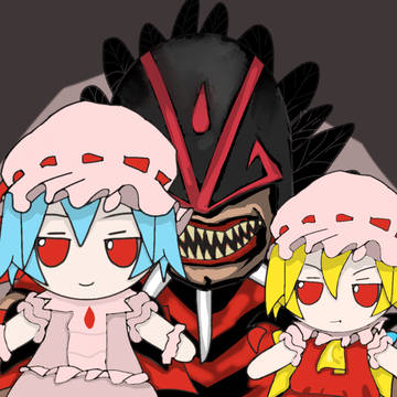 买到了剥皮双子的fumo Flayed Twins' fumos