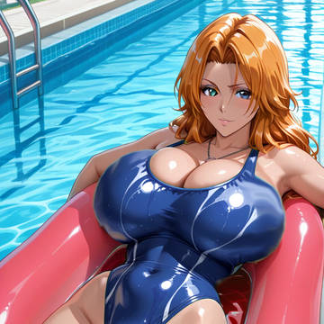 乱菊とプールタイム
