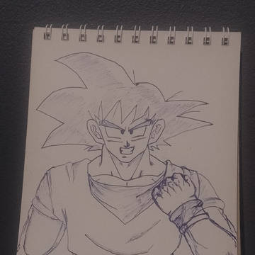 Late Goku day drawing