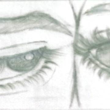 Soulful Eyes Pencil Sketch 👀