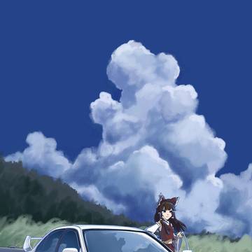 灵梦&三菱evo