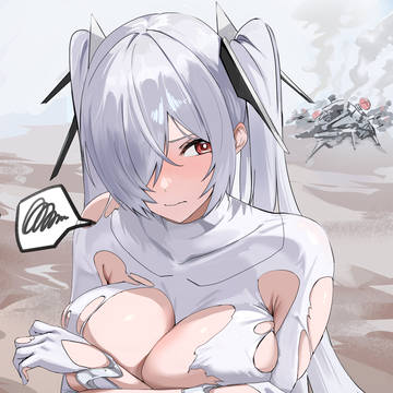 ラプチャーの攻撃で服が破れちゃったシンデレラ