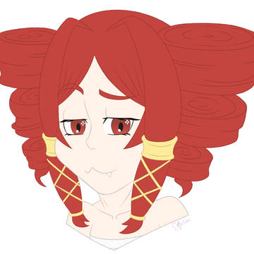Eva with Teto's twin-drill tails