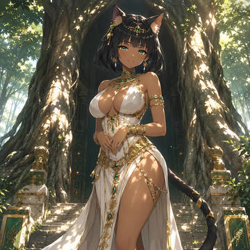 森護の神官バステト