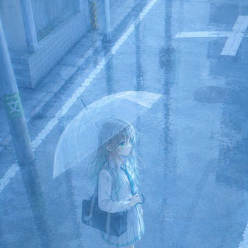 雨の帰り道
