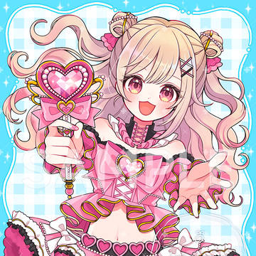 🪄桃乃居めのあ様魔法少女イラスト
