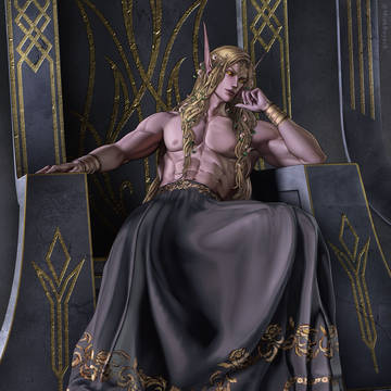On the throne. Ver.2