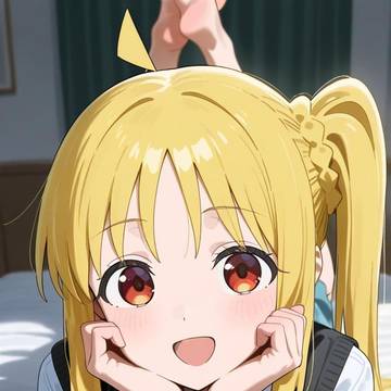 かわいく寝転ぶ虹夏さん