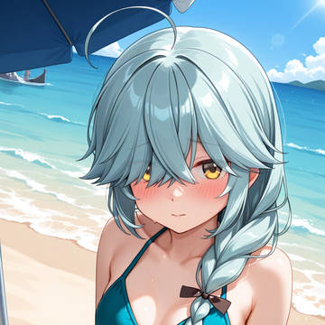 浜波 水着