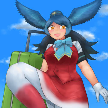 空港でひと休み