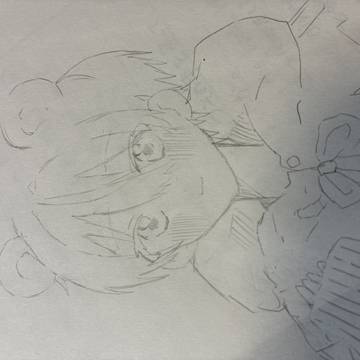 はむはむなるぅとくんーアナログ絵ー