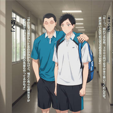壁穴先輩と後輩くん