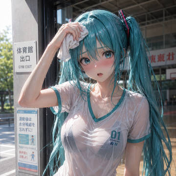 运动后的miku