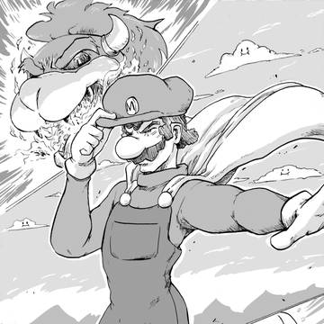 マリオ到着