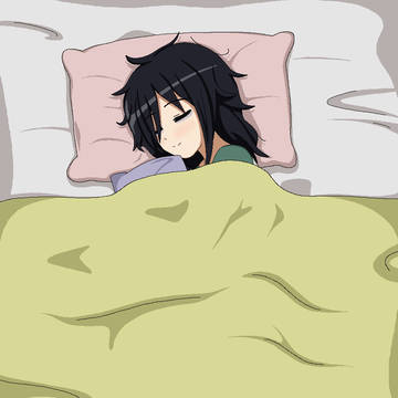 In bed (3) (commission)