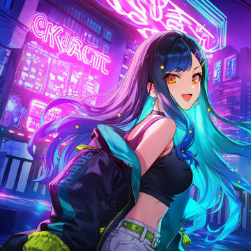 白石杏(ネオンカラー)