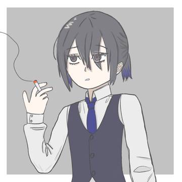 スーツの子