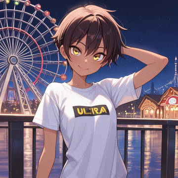 (ユウキ)夜の遊園地