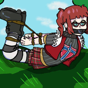 katie in the grass