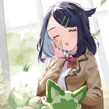 制服リコとニャオハ