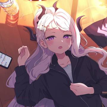 委員長、ライブに向けて練習中