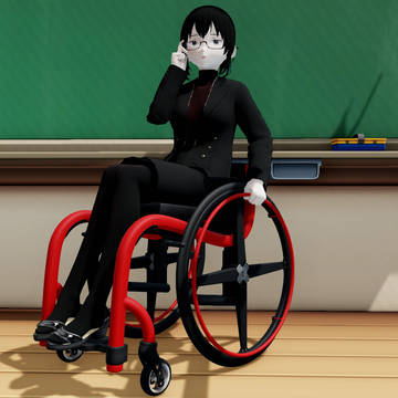下半身不随の教師