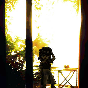 renko usami in the balcony