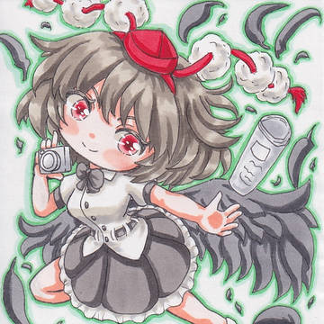 東方プロジェクトの射命丸文!