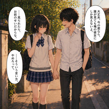 彼女役として友人に女装させられた