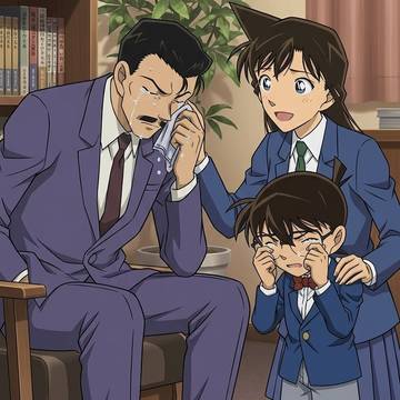泣かないで、お父さん。コナン君。